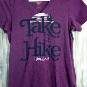 Life Is Good Tops - Life is good Take a Hike short sleeve grahic tee Life Is Good Tops - Life is good Take a Hike short sleeve grahic tee